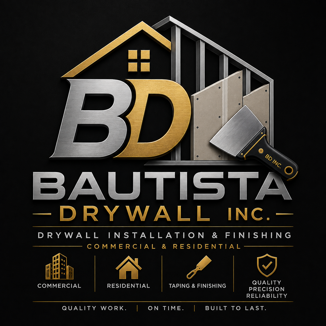 Bautista Drywall Inc. logo